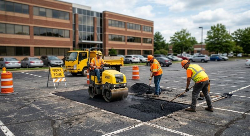 Asphalt Parking Lot Repair in Los Angeles, CA