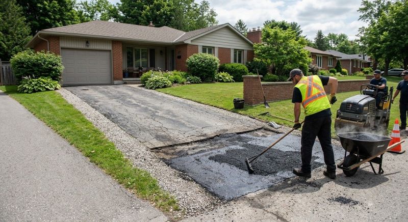 Blacktop Driveway Repair in Little Rock, AR