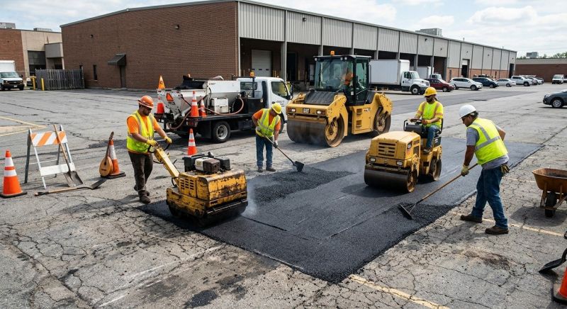 Commercial Paving Repair in Los Angeles, CA