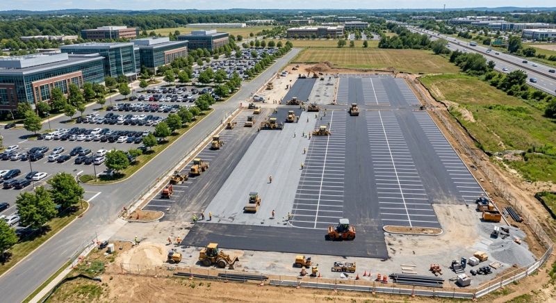 Parking Lot Asphalting in Savannah, GA